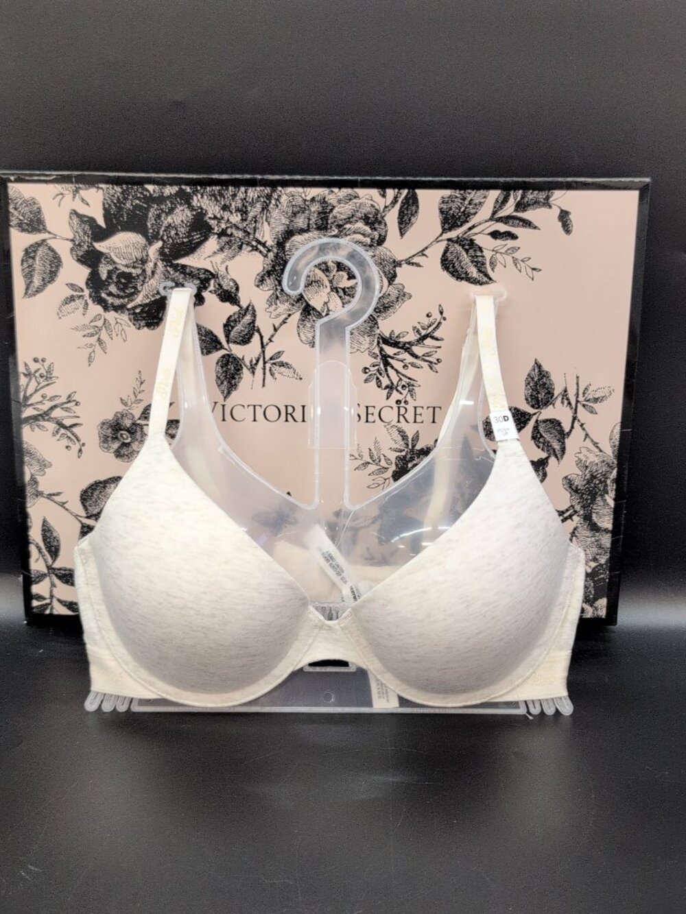 Victoria's Secret PINK Wear Everywhere Push Up Bra 30D Natural Heather NWT